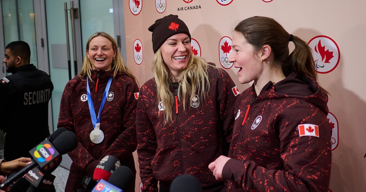 Canadian Olympians arrive home after Milan Cortina Games