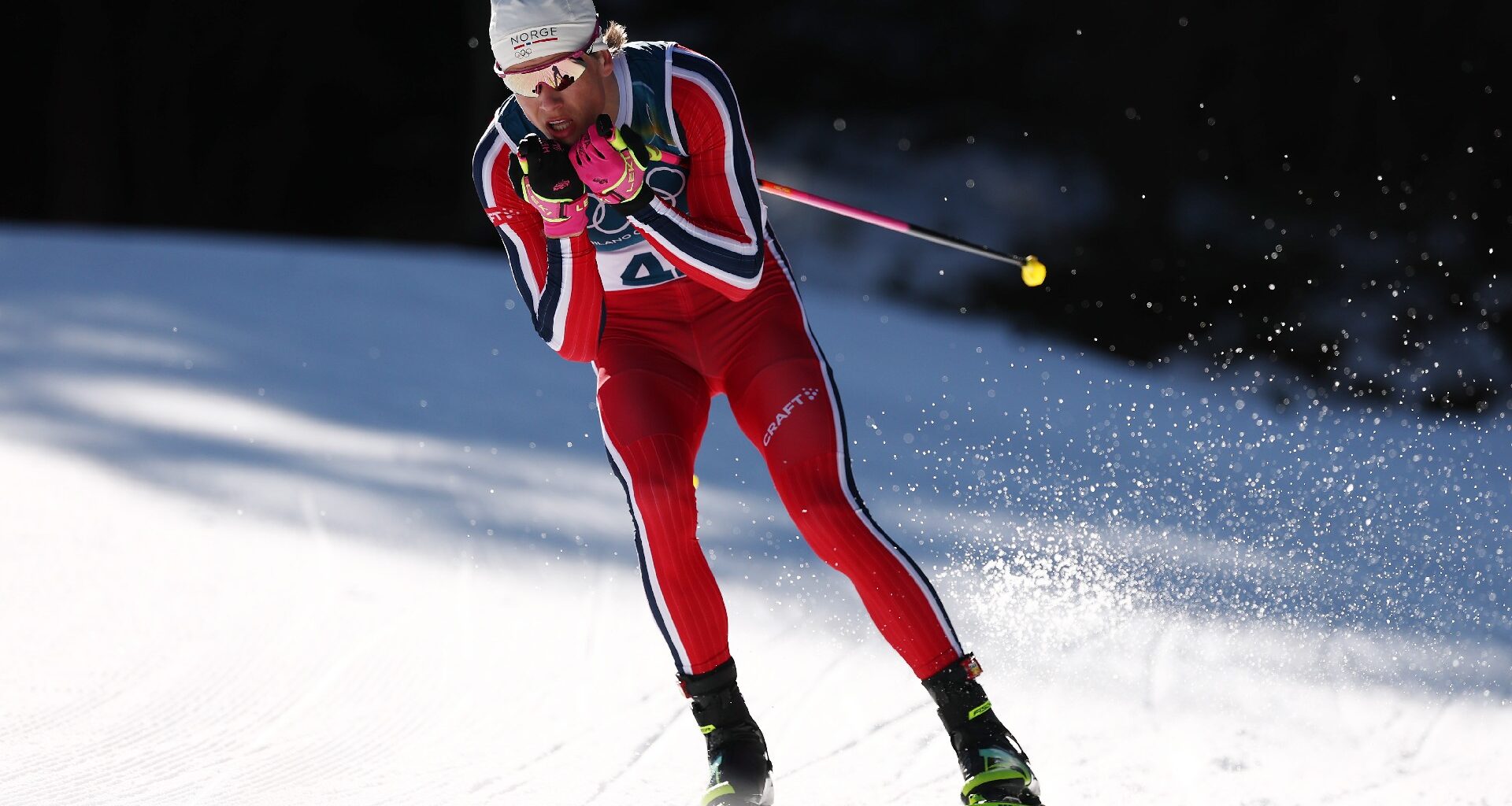 'King Klaebo' climbs to summit of Winter Olympics, ties all-time gold medal record