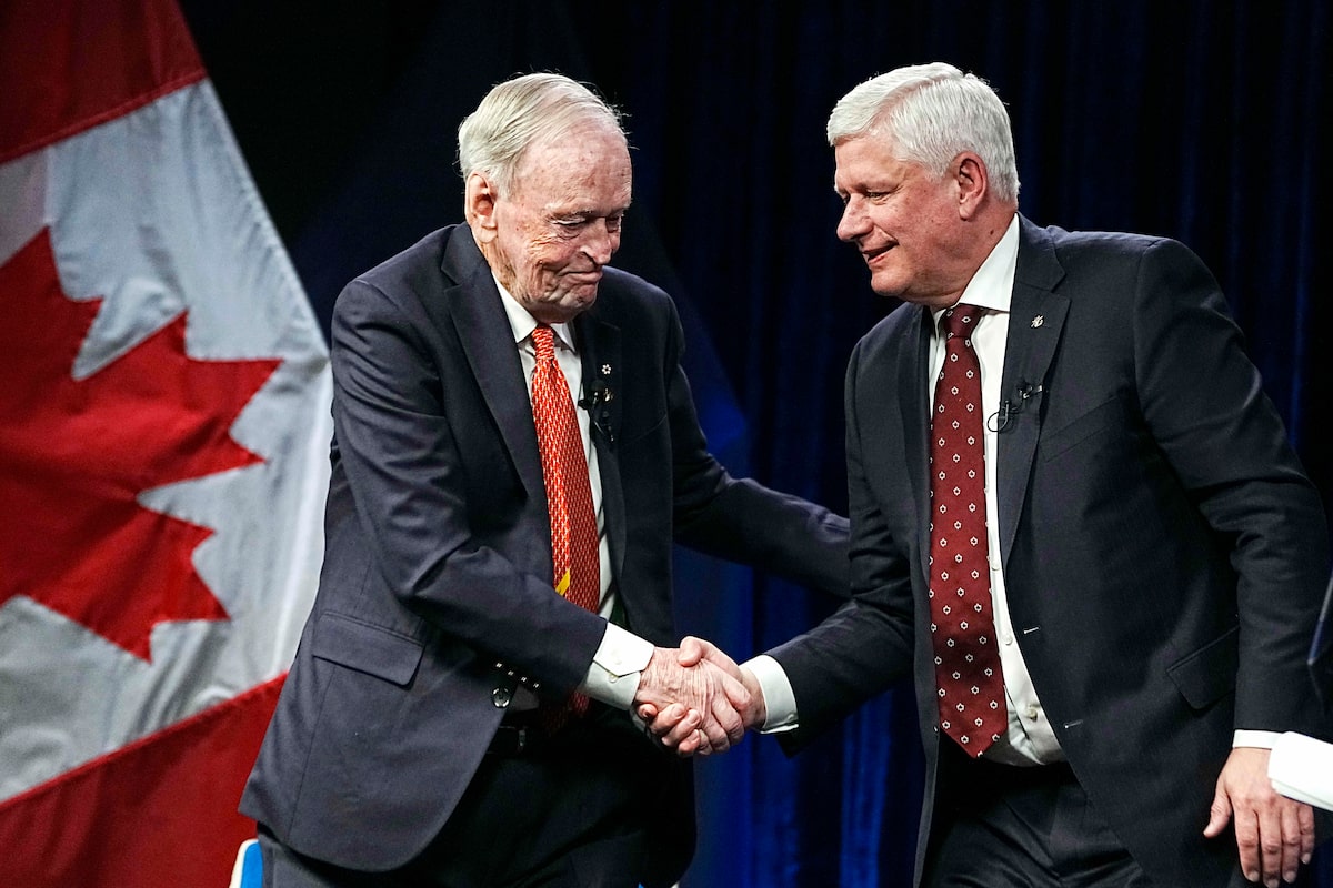 Former prime ministers Harper, Chrétien call for national unity to confront Donald Trump