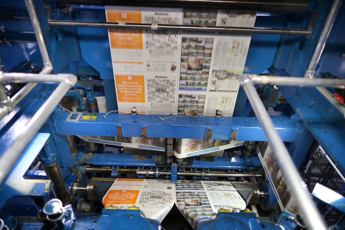Boston Globe print subscribers will have to settle only for the snow globe outside their windows Tuesday, as the paper will not have a print edition ready for the morning.