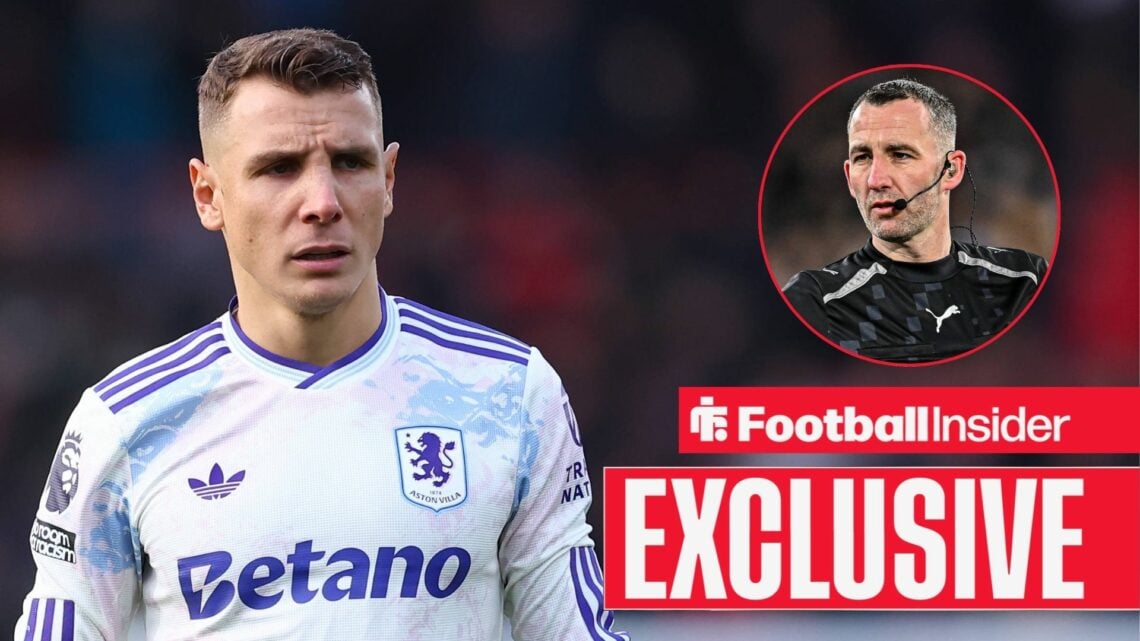 Lucas Digne of Aston Villa during the AFC Bournemouth vs Aston Villa Premier League match at the Vitality Stadium, Bournemouth / Chris Kavanagh, th...