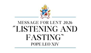 FULL TEXT of Pope Leo’s Message for Lent 2026