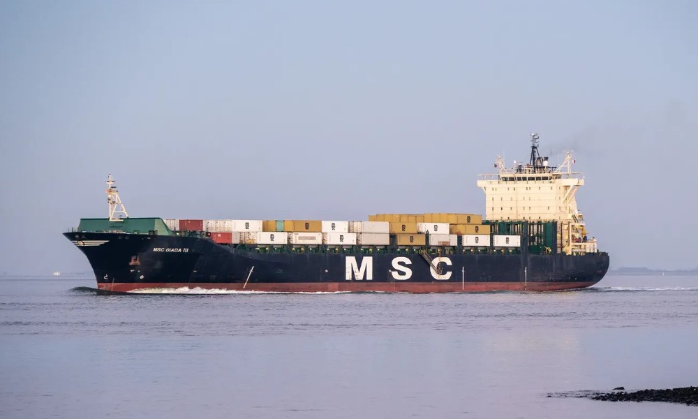 Explosion knocks out MSC boxship near St Petersburg
