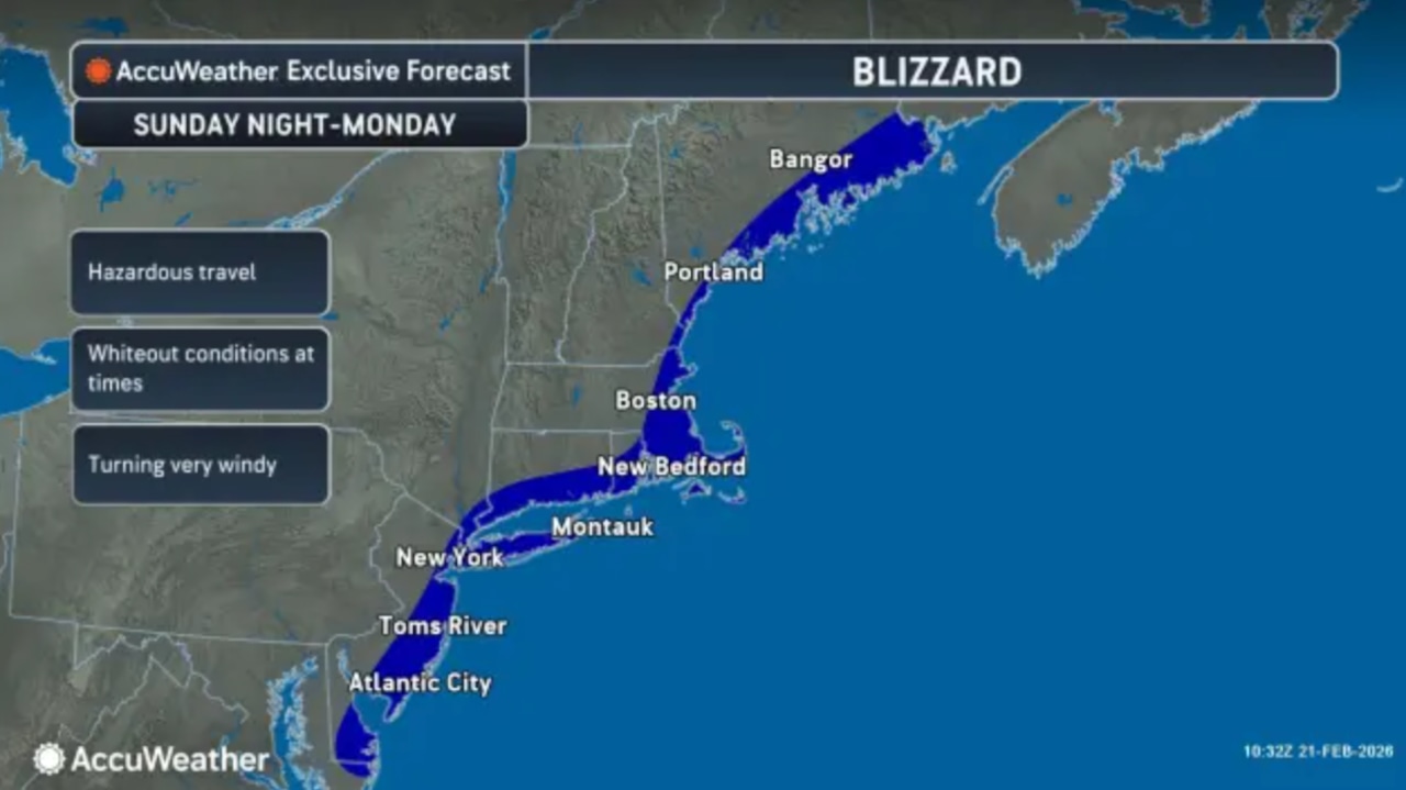 N.J. weather: Up to 20 inches of snow, blizzard warning with 55 mph winds