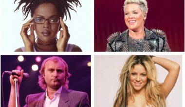 Shakira, Lauryn Hill, Pink, Phil Collins, More