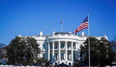 U.S. President Donald Trump's motorcade returns to the White House