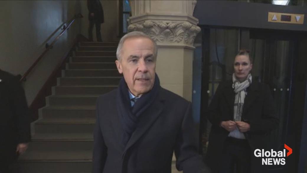 Click to play video: 'Canada has ‘finished’ internal review of CUSMA: Carney'