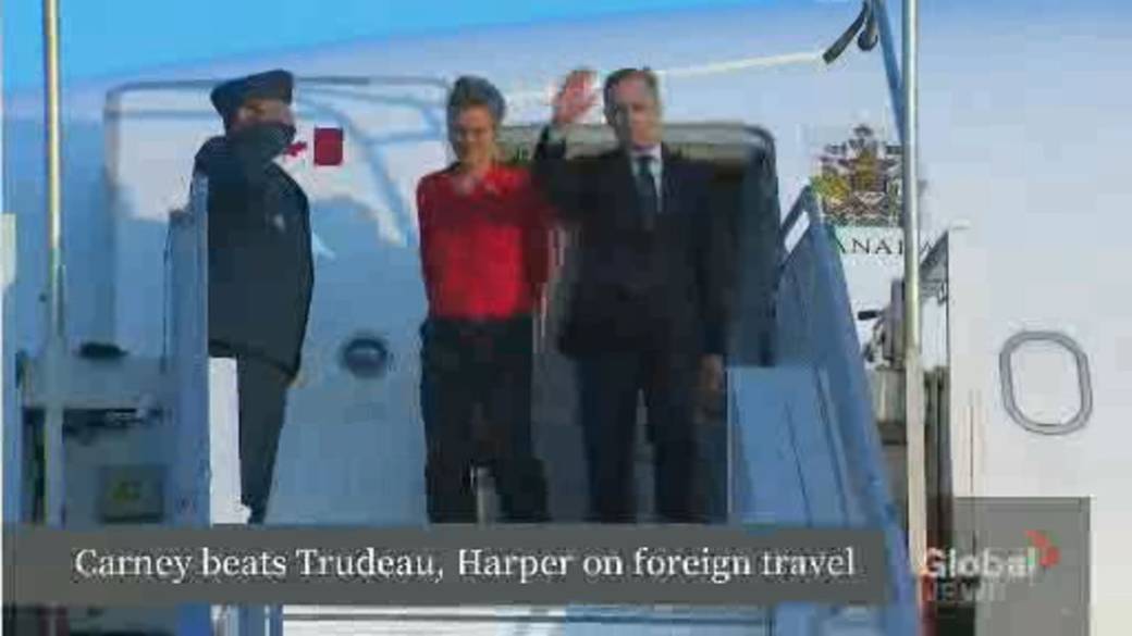 Click to play video: 'How Carney’s travel compares to other Canadian prime ministers'