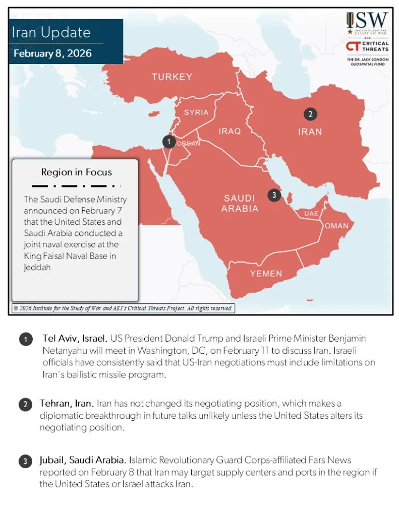 Iran Update Feb 8, 2026