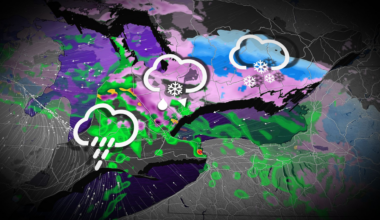 More messy rain, snow keeps Ontario damp into the weekend