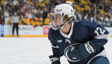 Penn State forward Gavin McKenna facing felony assault charge