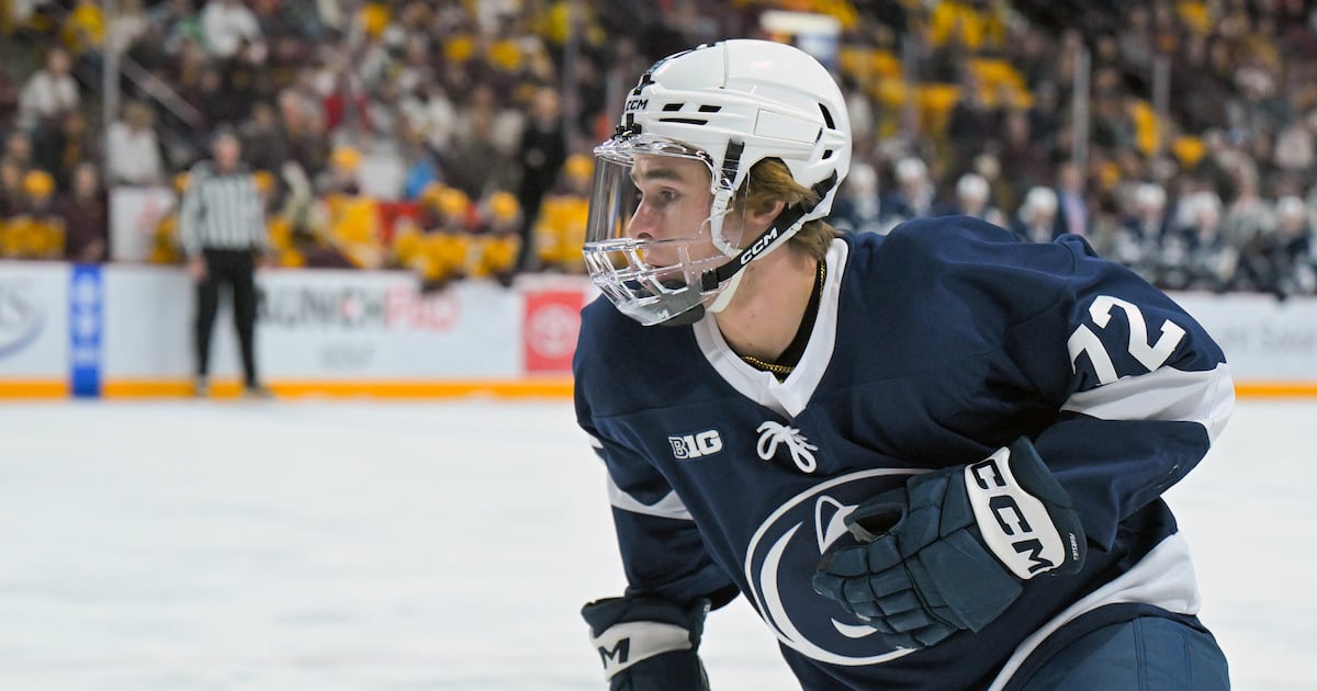 Penn State forward Gavin McKenna facing felony assault charge
