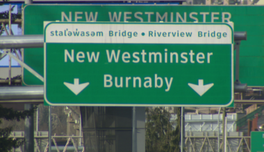 The Pattullo Bridge is seen on Friday February 6, 2026.