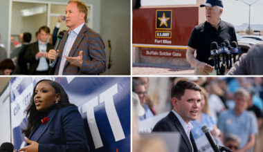 Crockett, Paxton lead their primary bids for U.S. Senate