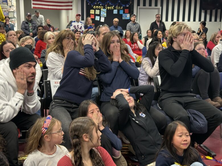 ‘Horrible, just horrible’: Reaction from watch party at Ilia Malinin’s home rink in Reston