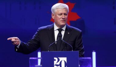 Harper warns of Trump threat, calls for reciprocal tariffs