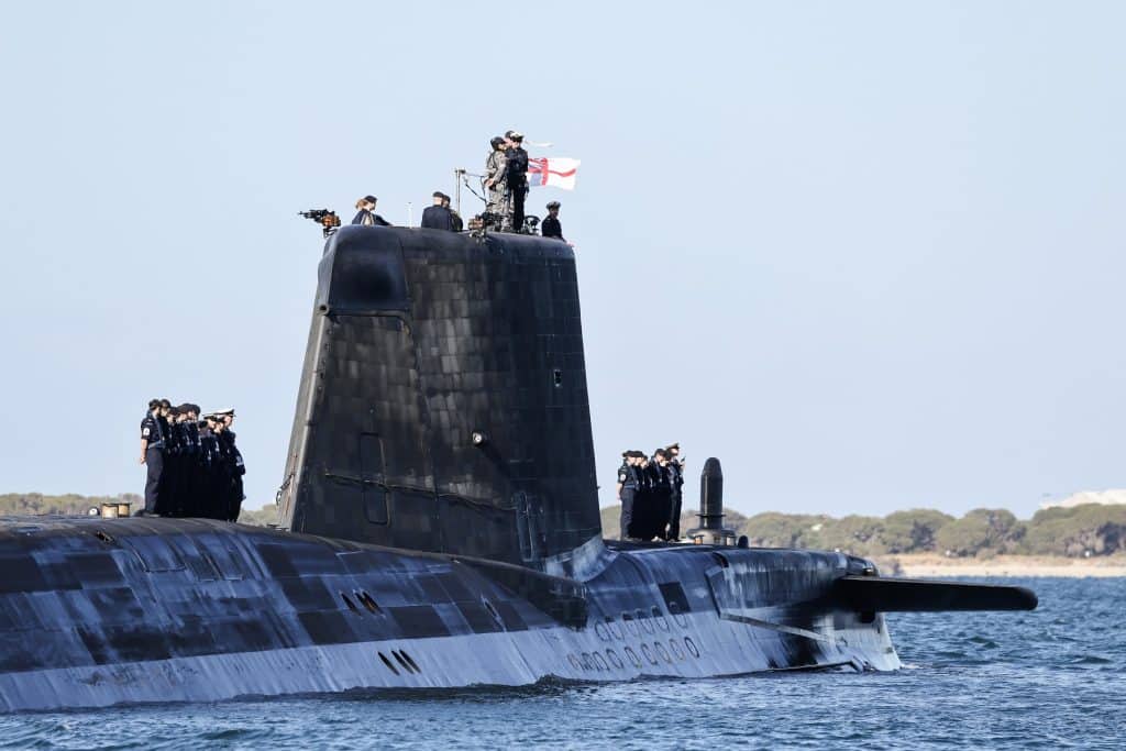 Royal Navy Submarine In Historic Visit To Australia