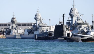 Royal Navy Submarine In Historic Visit To Australia