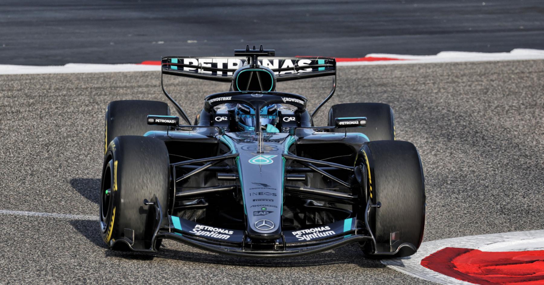 George Russell sounds F1 alarm after Bahrain test: 'The car is not designed to do that'