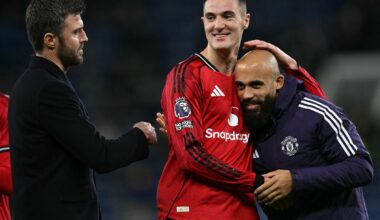 Michael Carrick hails Man United super-sub Benjamin Sesko after winning goal against Everton