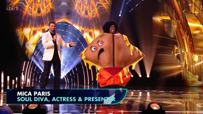 Cheese Toastie revealed as Mica Paris (Picture: ITV)