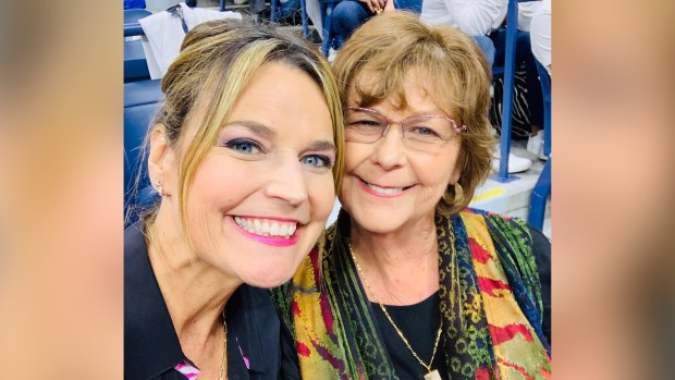 Savannah Guthrie with mother Nancy Guthrie.