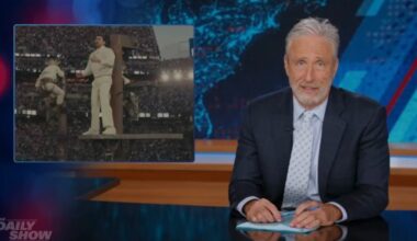 Jon Stewart Slams Conservative Outrage Over Bad Bunny Halftime Show