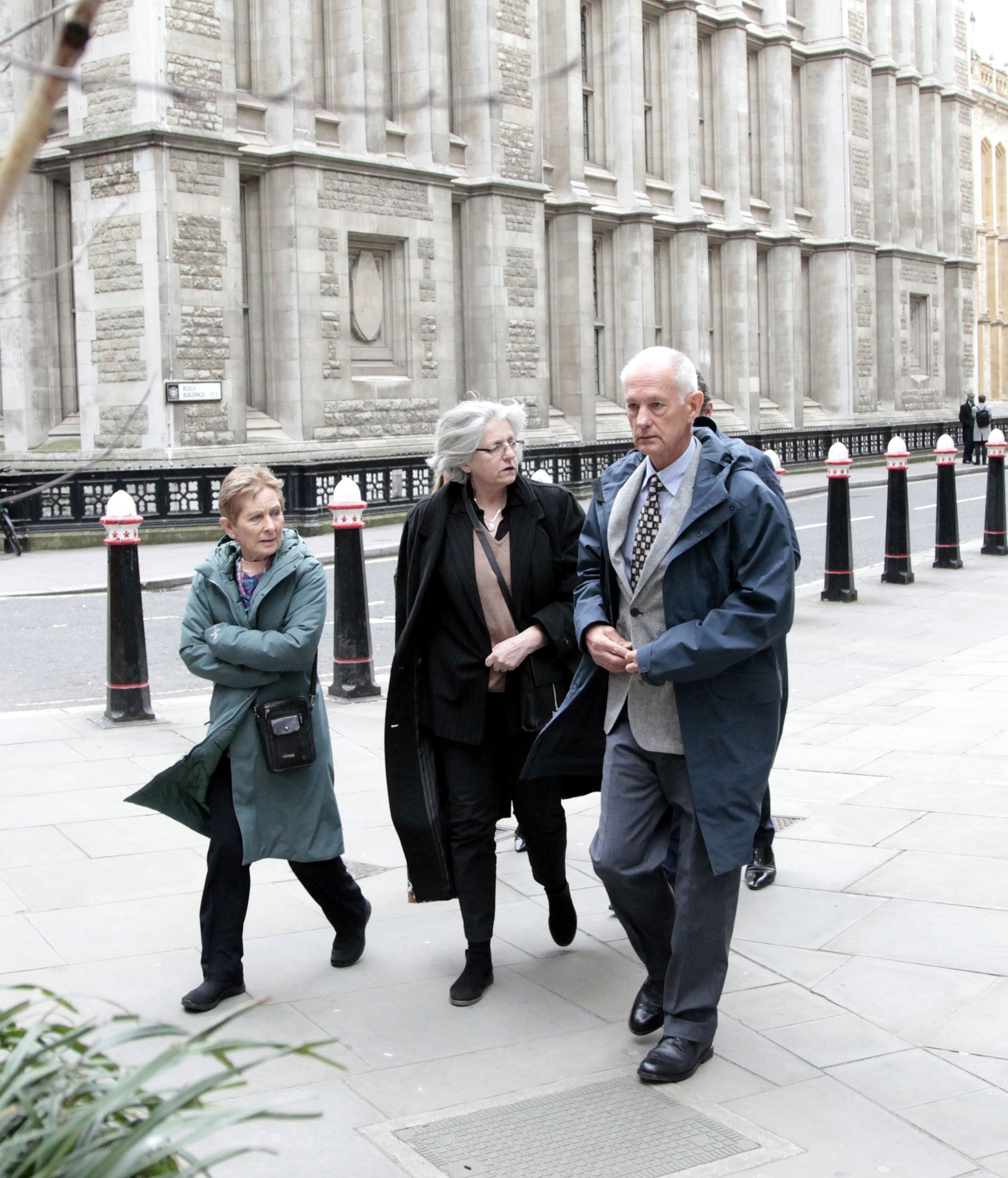 Jennifer and Stephen Powell outside court
