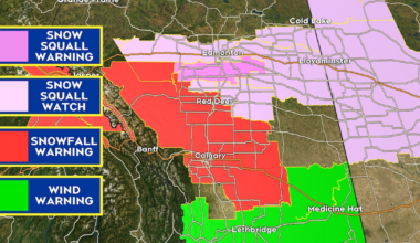 Winter storm blasting south across Alberta today - CTV News