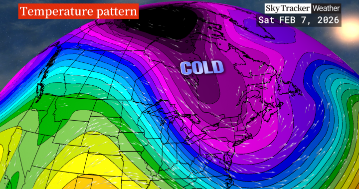 Ontario hit with another cold weather blast. One Great Lake is almost completely frozen