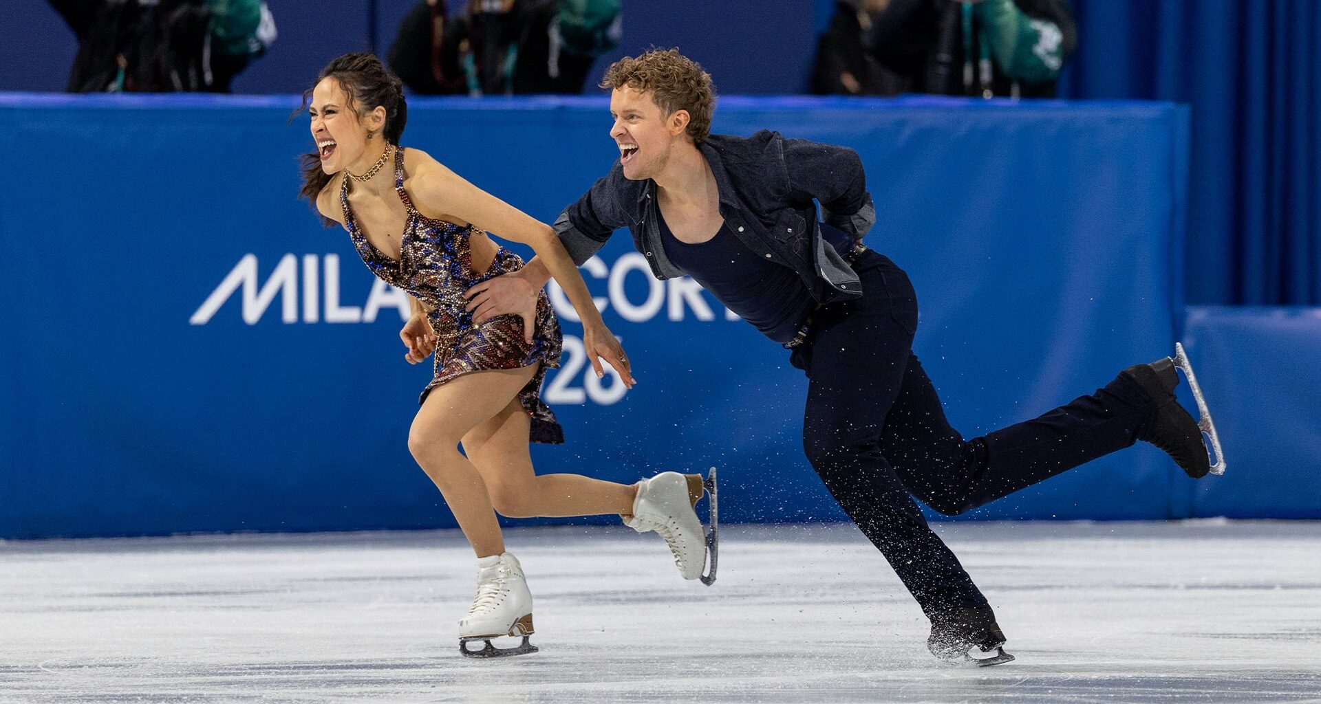 Veteran ice dancers Madison Chock and Evan Bates serve as support for first-time Olympians