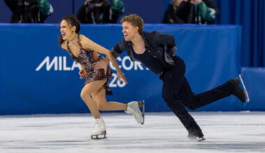 Veteran ice dancers Madison Chock and Evan Bates serve as support for first-time Olympians