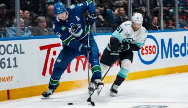 Canucks holding Tyler Myers out vs. Jets for trade-related reasons