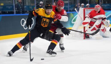 Draisaitl’s goal 23 seconds in helps lift Germany over Denmark in his Olympic debut: Recap, Reaction, and Highlights