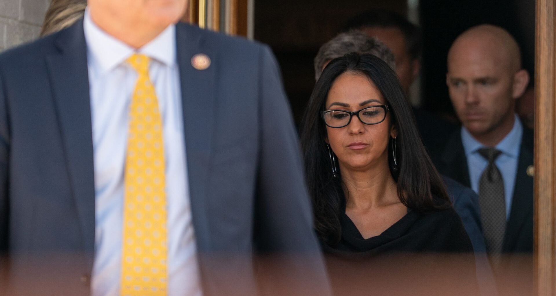 The House Oversight Committee has paused its deposition of Hillary Clinton after a lawmaker leaked an image of the closed-door hearing.