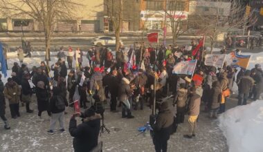 Dozens rally outside TDSB head office amid firing, suspension of 10 teachers at east Toronto school - CTV News