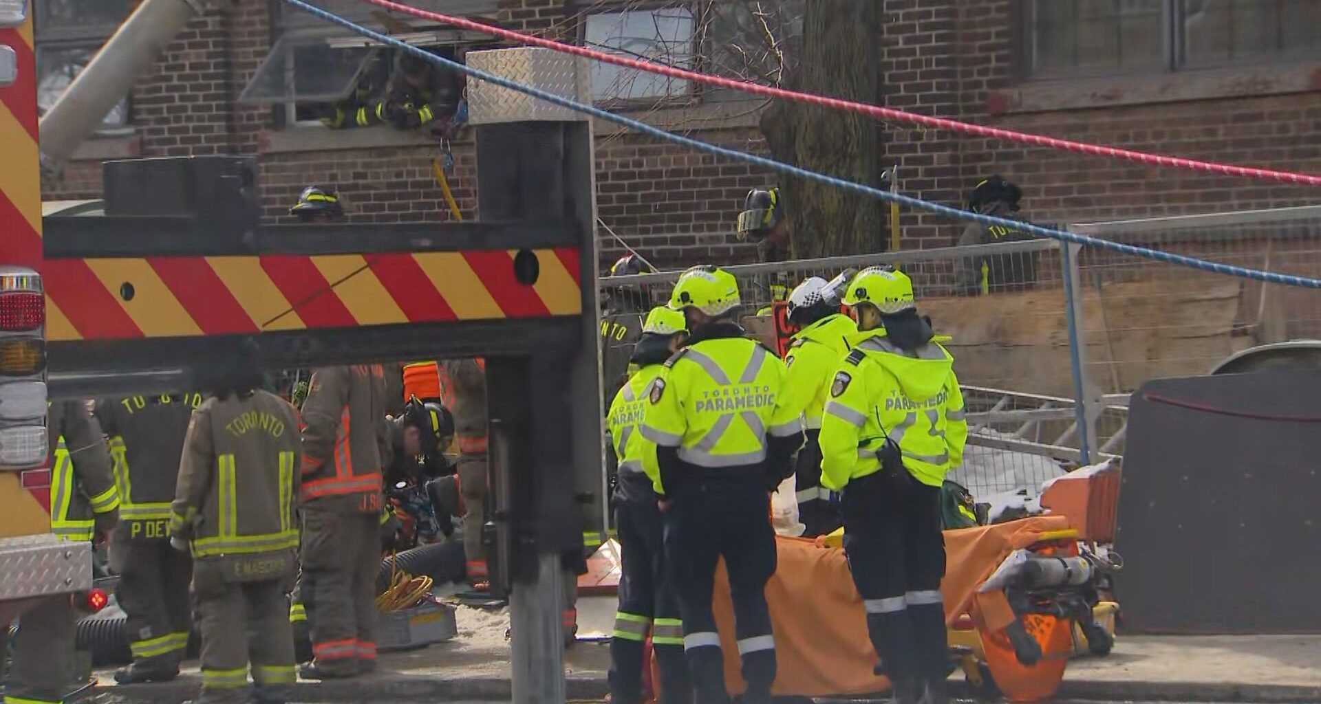 Worker trapped at Toronto construction site after wall collapsed