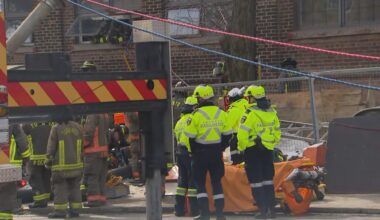 Worker trapped at Toronto construction site after wall collapsed