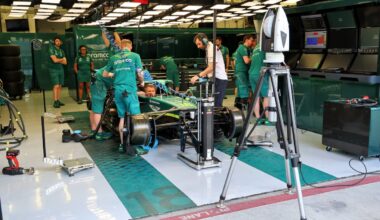Aston Martin's final day of F1 testing over early after six laps