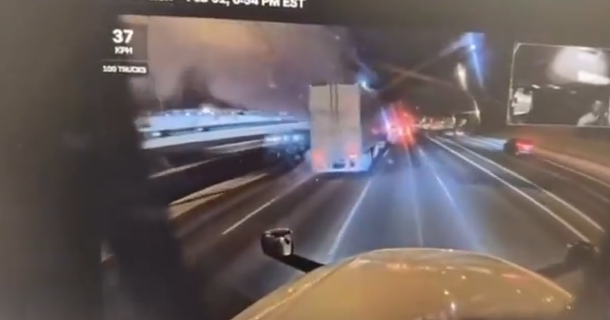 Ontario police investigating after vehicle flips onto Highway 401