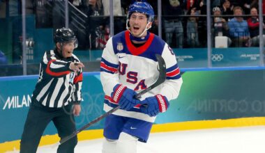 U.S. men's hockey knocks down Germany, secures bye to quarterfinals