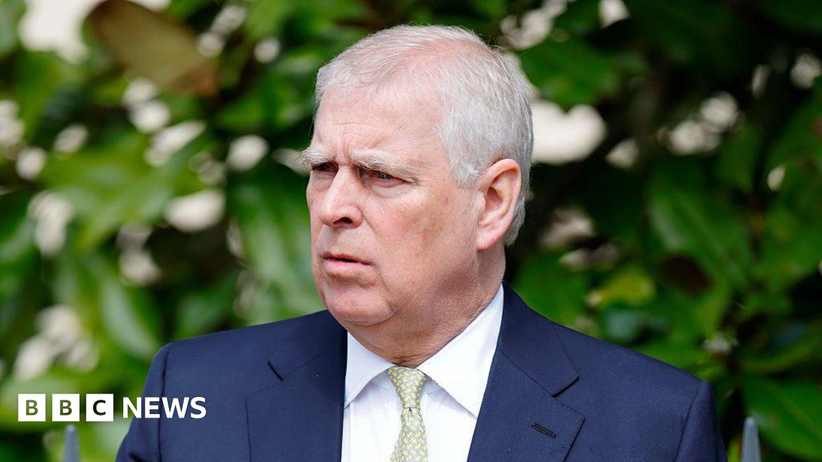 Andrew Mountbatten-Windsor attends the traditional Easter Sunday Mattins Service at St George's Chapel, Windsor Castle