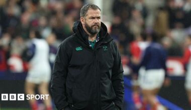 Andy Farrell in the Stade de France