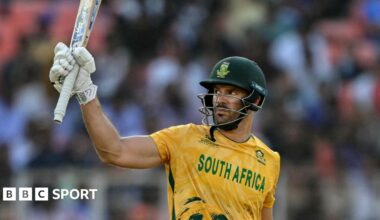Aiden Markram steers South Africa to victory over West Indies in T20 World Cup - BBC