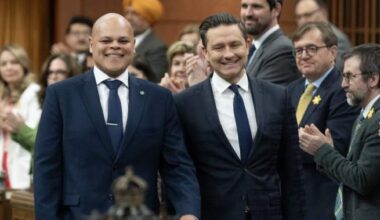 Poilievre won’t back MP’s claim Canada throwing anti-U.S. ‘hissy fit’