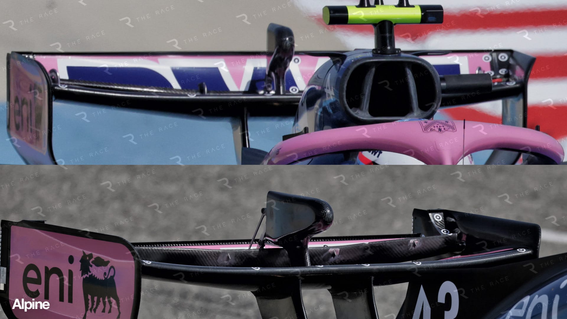 Alpine F1 active aero