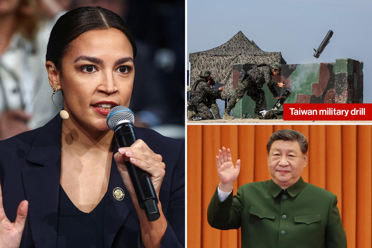 AOC won't say whether US should defend Taiwan if China invades