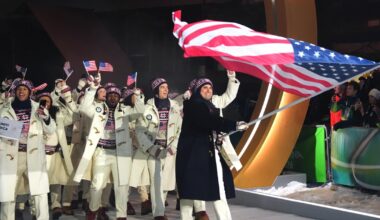 As Winter Olympics begin in Italy, some Team USA athletes speak out about politics at home