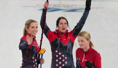 U.S. women's curling team slides to victory over Canada in an Olympic first