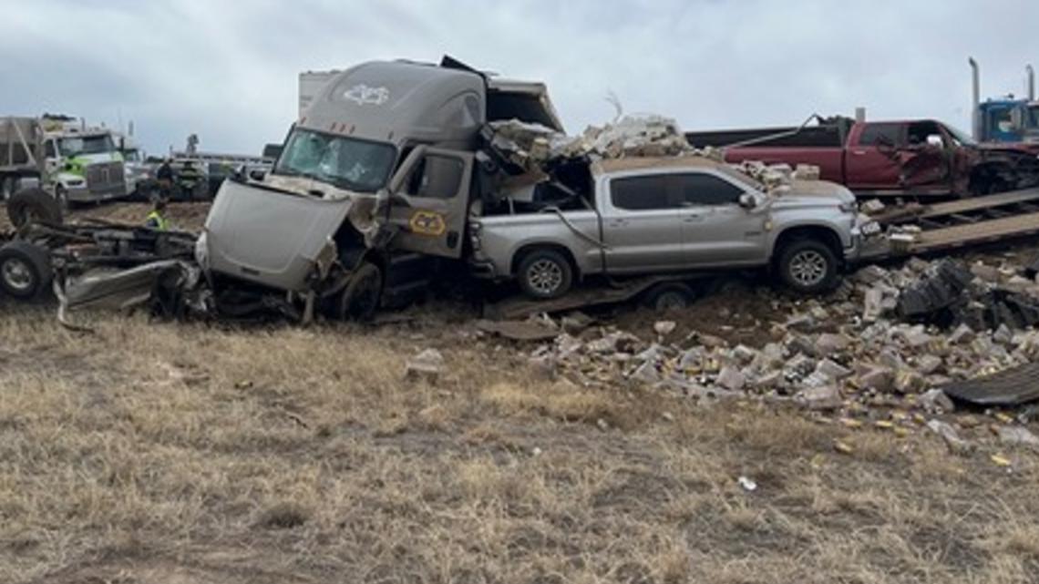 4 people killed, 29 others injured in multi-vehicle crash on I-25 during 'brown out' conditions